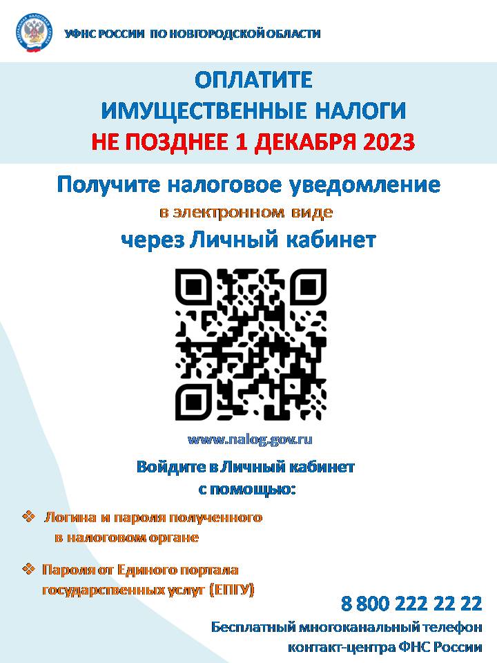 УФНС по НО информирует.